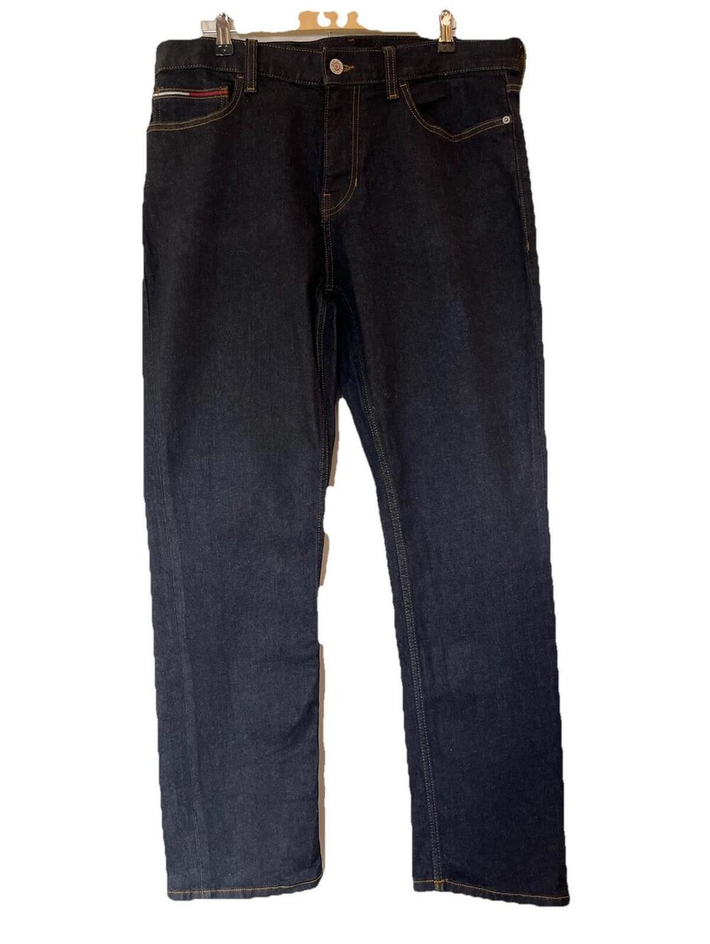 Men’s Tommy Hilfiger Dark Wash Denim Straight Leg Jeans Size 34x30